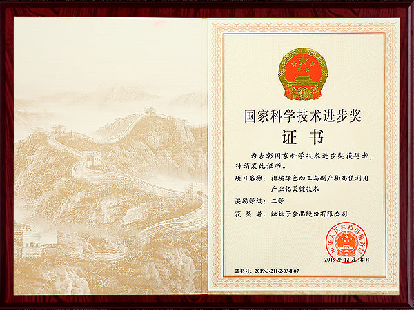 國家科學(xué)技術(shù)進(jìn)步獎(jiǎng)二等2019年